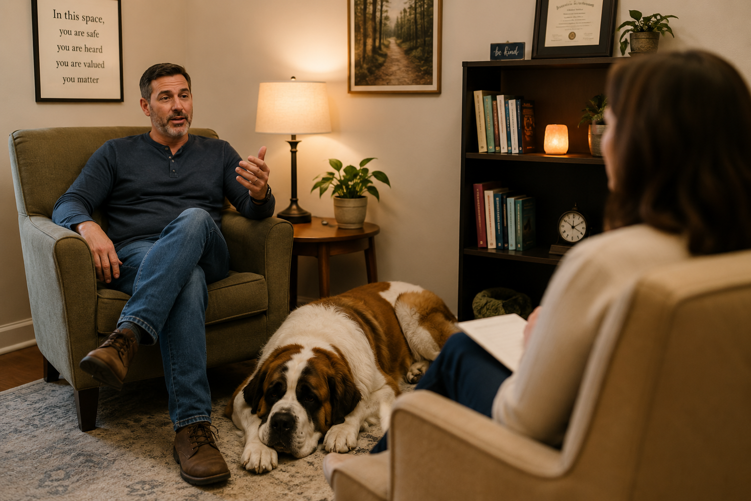 animal assisted therapy munster indiana adult counseling
