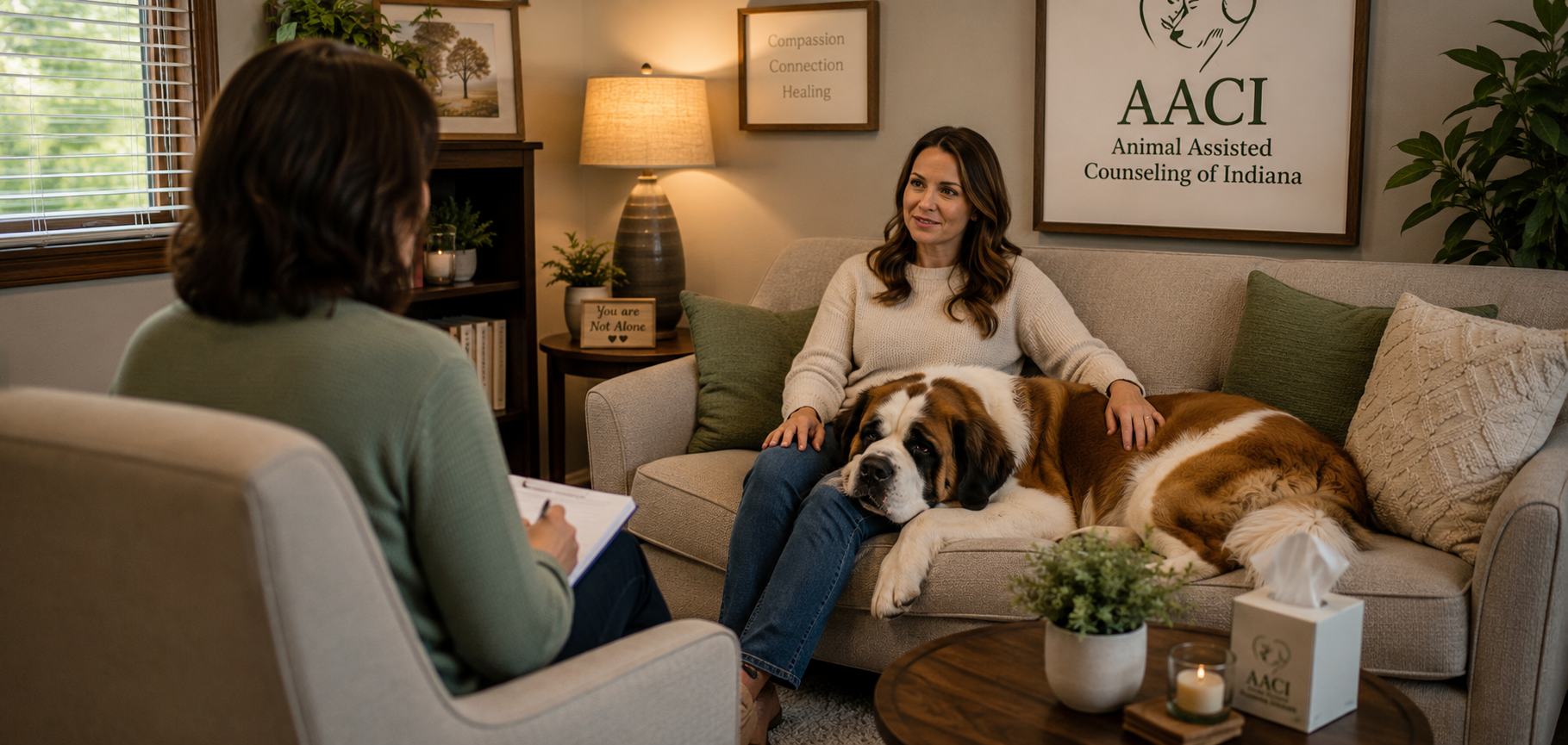 animal assisted therapy & counseling in munster indiana