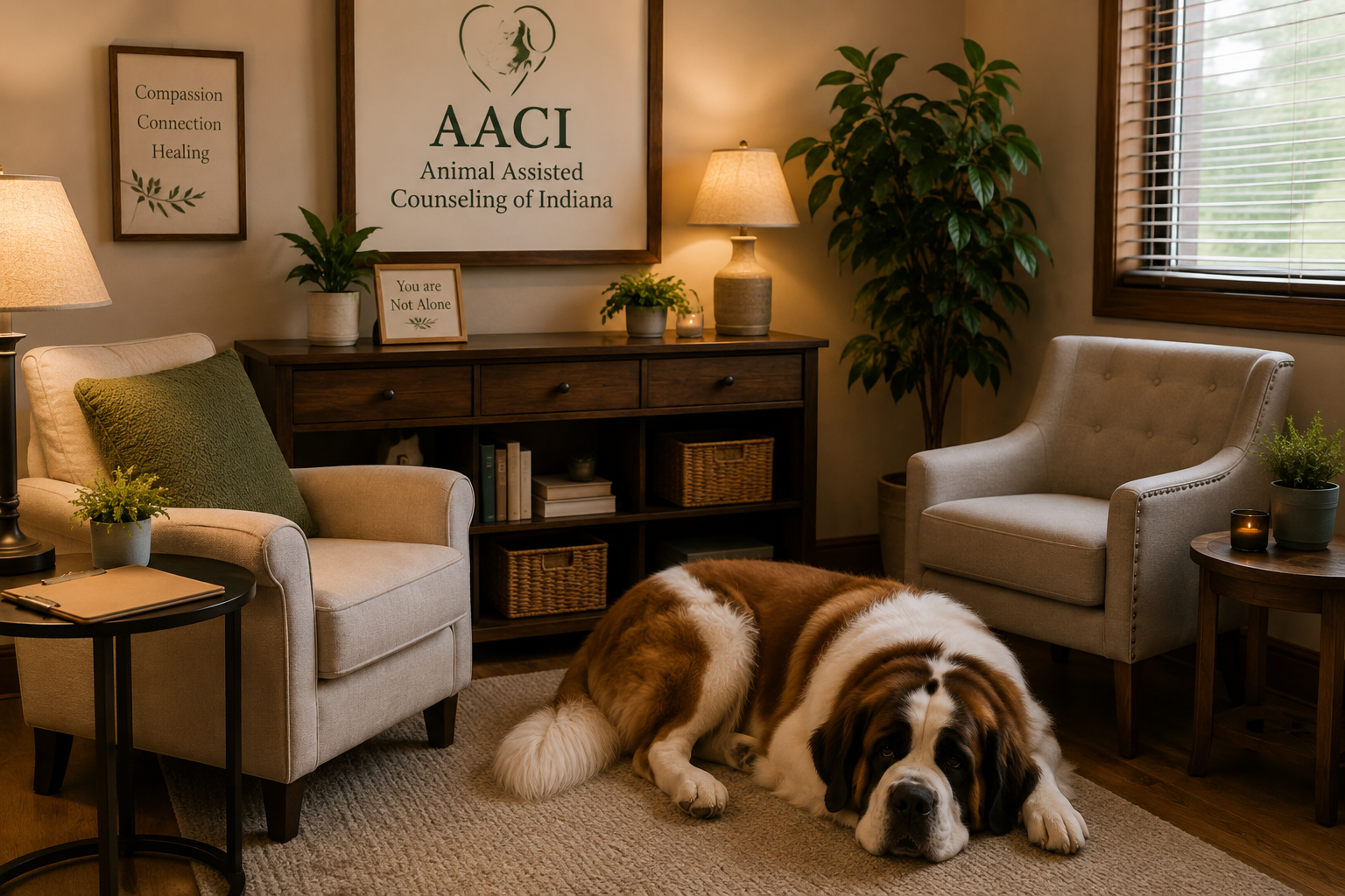 animal assisted therapy & counseling in munster indiana